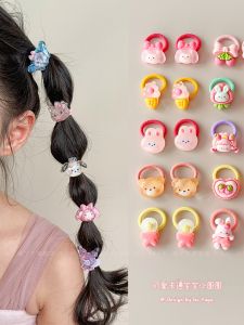 Em Bé Bé Gái Hoạt Hình Dây Buộc Tóc Kích Thước Nhỏ Bền Không Hư Hại Dễ Thương Dây Buộc Tóc Phong Cách Cho Trẻ Em Phụ Kiện Tóc Cho Bé Tập Đi