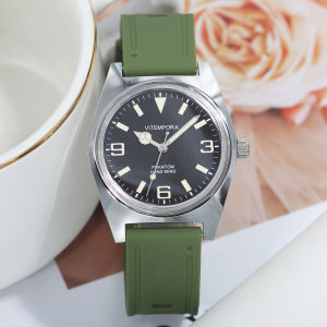 VITEMPORA Mens Mechanical Watch Shanghai 7120 Manual Mechanical Movement 36Mm Retro Chinese Watch Suitable for Men’s Gifts