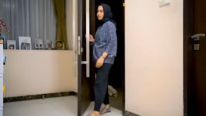 Rovega Trendy Lemari Baju Plastik Laci Premium 4 Susun with Colorful Grip