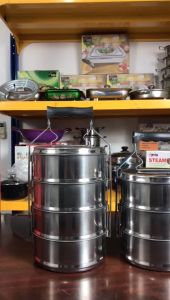 TURUN HARGA Rantang Stailess Susun 3 PJM035-040 Tahan Panas Kedap Udara Premium Quality Protect Fresh