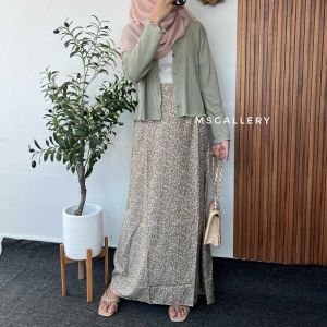 Marsya ID - Rok Floral Skirt Shakila Premium Jumbo