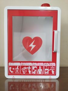 Automatic External Defibrillator Storage Cabinet Emergency Cabinet Rescue Box Alarm Box Home Health Care Equipment