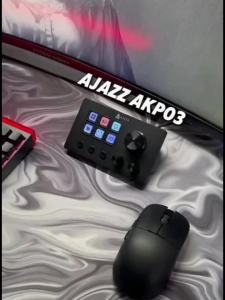 AJAZZ | Ajazz AKP03E Desktop Assistant LCD Display Multimedia Integrated Live Console for Self Media Creation/Office Practical Use