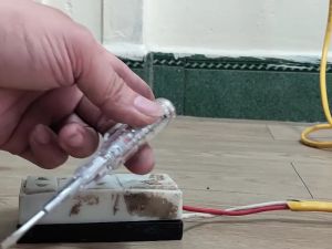 Bút thử điện thông minh thế hệ mới loại 1 đèn LED kiểm tra dây điện đứt ngầm đo thông mạch tiện dụng