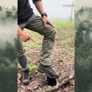 Fjallraven กางเกงเดินป่าผู้ชาย Abisko Hybrid Trail Trousers Men