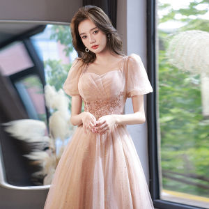French Elegant Birthday Party Host Evening Dress