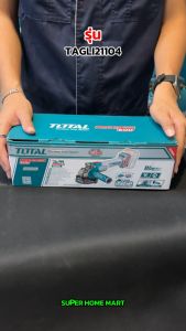 Total เครื่องเจียร์ 4 นิ้ว ไร้สาย 20 วัตถุประสงค์ รุ่น TAGLI21104 ( Lithium-Ion angle grinder ) ลูกหมู เครื่องเจียร์ มอเตอร์ไร้แปรงถ่าน เครื่องเจีย บริษัท เนื้อหาเสริม