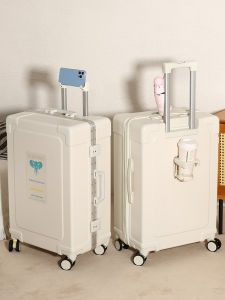 Kangaroo Branded Luggage Fashionable Trendy Youth Travel Suitcase Aluminum Frame Thickened 24 Inch Carry-On Suitcase