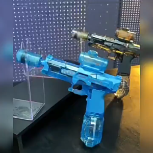 Wonderful Toys Breathe Fire Electric Water Gun For Kids With Flash Muffler High Pressure Continuous Shooting Spray Toy