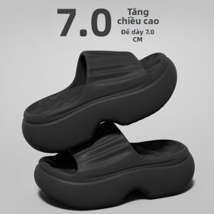 BUYANGSI | Dép Quai hậu Dày 6.0cm Mùa Hè Đeo Ngoài Trời Tăng Chiều Cao Chống Trượt
