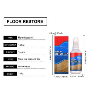 150ml Floor Restore Solution liquid Flooring Renewal Agent Wood Floor Polishing Care for Home Apartment Dormitory Living Room