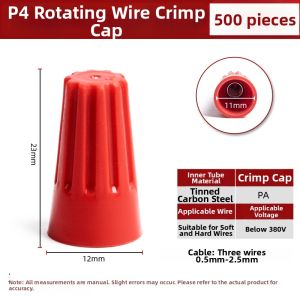 GONGFUMEN | Spiral Spring Terminal Connector 1000 Pieces