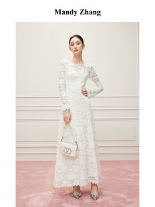 Intricate Carving French Lace Dress