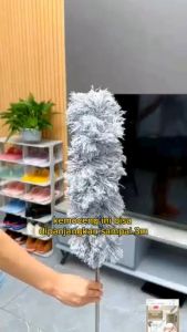 Alat Sapu Plafon 280cm Pembersih Langit-langit Kemoceng Teleskopik Adjustable Pembersih Debu 2.8M