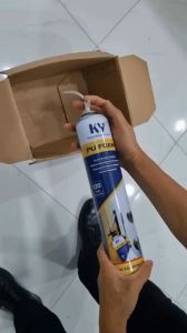 Keo bọt nở 750ml  bình xịt bọt nở KV (chính hãng)