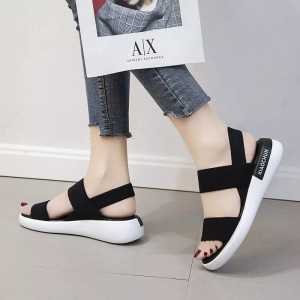 AURORA STORE - EVERST Sandal Fashion Wanita Terbau Sendal Slip Karet Lentur Empuk Ringan