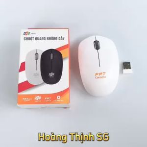 Chuột không dây FPT 2.4ghz kết nối cổng usb dùng cho đầu thu camera máy tính laptop Smart tivi - Chính hãng