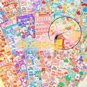 Kawaii Hoạt Hình Laser Dán 10-200 Chiếc DIY Trang Trí Cắt Dán Cho Thêu Sò Tạp Chí Văn Phòng Phẩm Đồ Dùng Học Tập