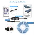 Bluetooth Âm Nhạc Ứng Dụng Điều Khiển WS2812B Dây Đèn LED Điều Khiển Ánh Sáng SK6812 WS2811 WS2812 USB 5V Có Điều Khiển Từ Xa Tương Thích Với Pixel Băng Đèn. 