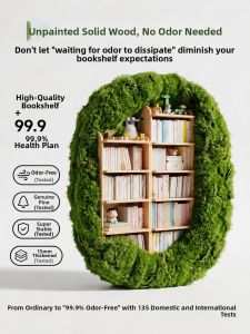 ZHUOHE | Solid Wood Childrens Room Shelf