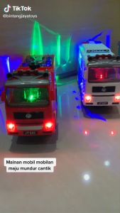 Mainan Anak Mobil Pemadam Kebakaran Bunyi Fire Truck