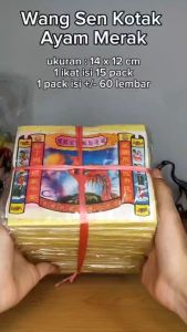 Kertas Sembahyang Surat Jalan Wang Sen Kotak Ayam Merak