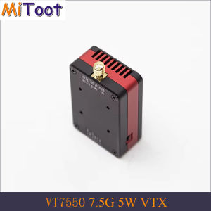 mitoot | SKYZONE 7.5GHz 5W High Power VTX Video Transmitter with CNC Shell VT7550 for Long Range RC FPV Drone Aircraft