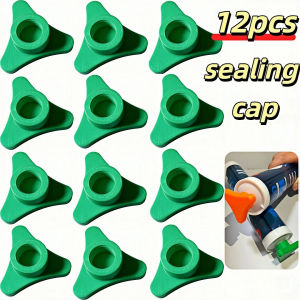 12pcs Glass Glue Tube Sealing Caps - Prevents your open core tubes from drying out quickly suitable for standard caliber glass
