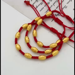 Lucky Jewelry Handmade Red String Bracelet Adjustable Couple Students Braided Fortune Bracelet Gift
