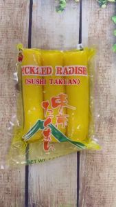 Củ Cải Vàng Muối Sushi Takuan 1KG – Giòn Chua Mặn Ngọt – Tiện Lợi Cho Quán Sushi Kimbap