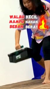 ISKU Tool Box Perkakas multifungsi portabel kotak bengkel 12 17 19 inch toolbox Kotak Peralatan kotak alat multi