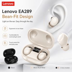 Lenovo | Lenovo EA289 Mini Lightweight In-Ear Bluetooth 5.4 Earphones Digital Power Display TWS Wireless Headphones For Sport Daily Use