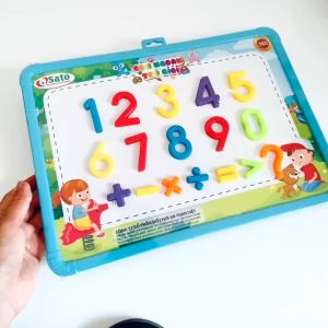 [Sato] Bộ Bảng Và Chữ Cái Có Nam Châm Sato91 Con Ngoan Trò Giỏi Con Giỏi Văn Đồ Chơi Giáo Dục Trẻ Em Tư Duy Sáng Tạo