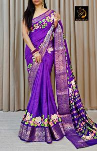 NEW KALAMKARI PRINT SAREE