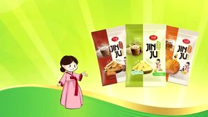 Bánh Gạo JINJU RICHY vị Cốm Sữa 145g