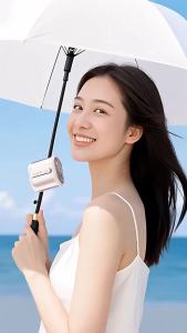 Quạt Đeo Eo Làm Mát Bằng Đá Tốc Độ Cao 199 Tốc Độ Có Thể Điều Chỉnh Thân Hợp Kim Kèm Kẹp Xe Hơi Dùng Cho Công Việc Ngoài Trời Cắm Trại Sử Dụng Nguồn USB Thời Lượng Pin 3-6 Giờ
