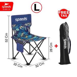 Fashion518 TrailTop Kursi Lipat Outdoor Serbaguna Kursi Lipat Camping Tebal Dan Tahan Aus Kursi Kemping Lipat Dan Meja Penahan Beban 120kg