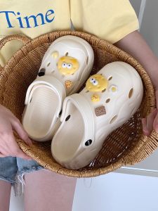 Thin Cheese Cheese Hole Shoes Female Eva Soft Bottom Students Summer Fashion Fun Toe Box for Outdoors Sandals