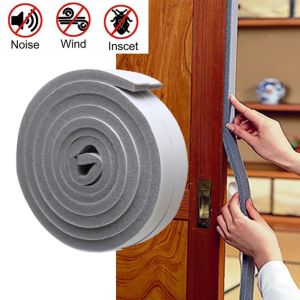 2M Window Sealing Strip Self-Adhesive Soundproof Strips Weather Stripping Anti-collision Tape Door Seal