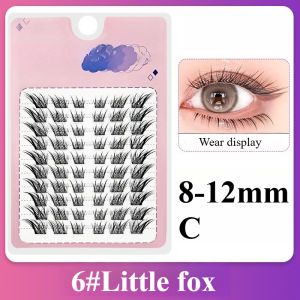 False Eyelashes -  Cluster Reusable Lashes for Beginners 8-15mm Mixed Length Natural Wispy Effect Multiple Styles