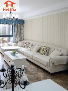 HELIDA | American Country Simple Fabric Corner Sofa