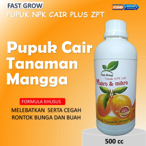 Pupuk Cair 500 ml Booster Mangga Agar Cepat Berbuah Lebat| Pupuk Pelebat Pemacu Bunga anti rontok