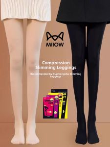 Miiow | Black Pressure Leggings Womens Spring Autumn Winter Thickened Pantyhose Stockings Cat Person MiiOW Pure E-commerce Sale