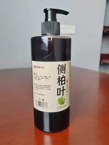 Handmade Boiled Chinese Arborvitae Twig Shampoo Anti-Dandruf and Relieve Itching Plant Hair Care Anti-Hair Loss Ginger Oil Controlling and Nourishing Nutrition Shampoo 500ml