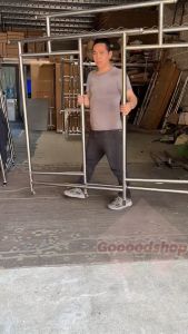 【260cm กว้างขึ้น】ราวตากผ้า 3 สแตนเลส304 ราวพับเก็บง่าย ระเบียง ไม่เป็นสนิม รับน้ำหนักมากถึง 150 กิโล ที่ตากผ้า ราวตากเสื้อผ้าพับเก็บได้ ยืดหดได้ มีให้เลือก เส้นผ่านศูนย์กลางท่อ 3.8cm แข็งแรง ทน มีล้อ แขวน สแตนเลส 304 พับได้ หมุน360 องศา ที่ตากผ้า