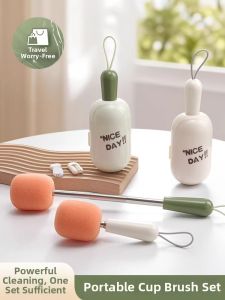 RORK | Portable Multi-Function Long Handle Cup Brush
