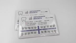 PIORPOY Niềng Răng Chỉnh Nha Chân Đế Nha Khoa 3-4-5 Monoblock Roth/MBT 0.022/0.018 Móc Niềng Răng Kim Loại Cơ Bản Tiêu Chuẩn Dành Cho Người Lớn 20 Cái/gói