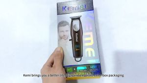 Alat Cukur Rambut Elektrik Charger Kemei KM PG233 - Ori Mesin Potong Rambut Hair Clipper Kemei