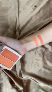 สินค้ามาใหม่ บลัชออน 2 สีในตลับเดียว Anylady สาวน่ารัก โทนส้มสีสวย ติดทน No.8142