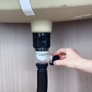 Universal Sink Drain Pipe Retractable Length Deodorant Sewer Drainage Efficient Water Flow High Temperatures Sewer Drainage Water Hose Wash Basin Drainer Bathroom Kitchen Accessories Plumbing Sink Hose Strainer